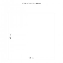 Karta 145x145 mm